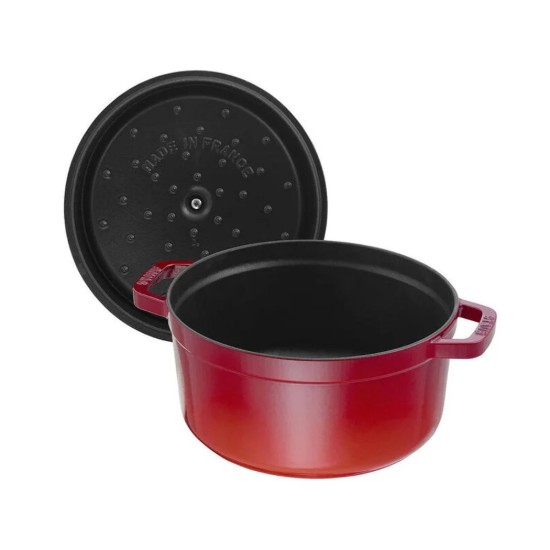 Pentola Cocotte, ghisa, 30 cm/8,35L, Cherry - Staub 