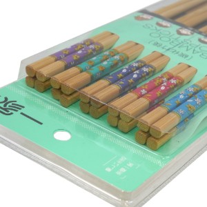 Set Chinese eetstokjes, 10 paar, bamboe - Yesjoy