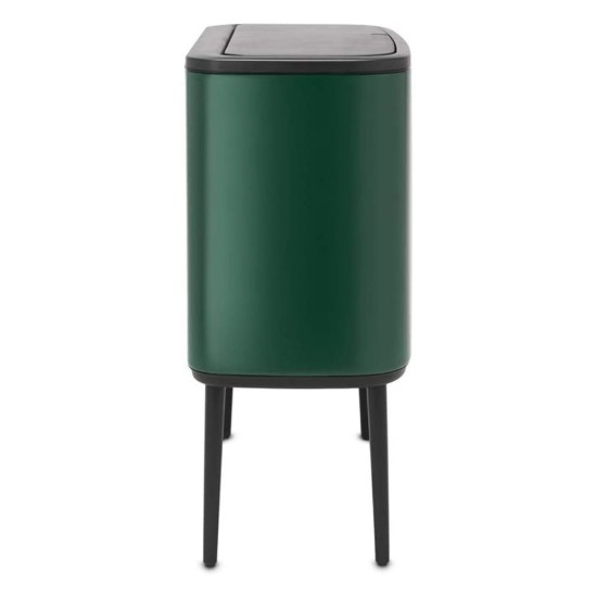 Afvalemmer "Bo Touch", RVS, 11+23 L, Pine Green - Brabantia