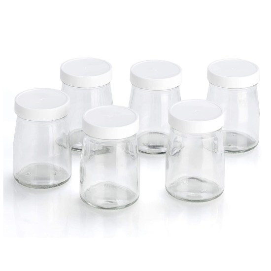 Set of 6 jars 125 ml for YM400E - Cuisinart