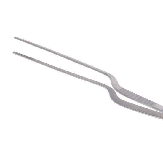 Pincet gebogen, 20 cm - merk "de Buyer"