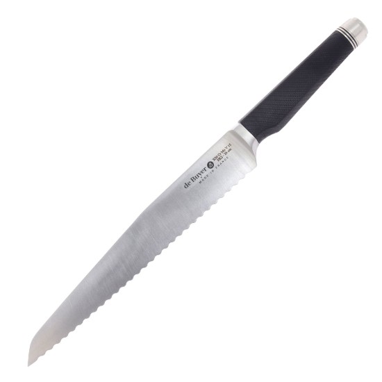 Faca de pão "Fibre Karbon 2", 25,6 cm - marca "de Buyer"