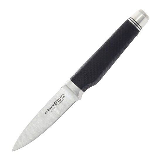 Coltello pelapatate "Fibre Karbon 2", 9 cm - marchio "de Buyer".