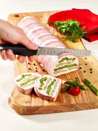 Santoku-snijmes, 16 cm, roestvrij staal - merk "de Buyer"