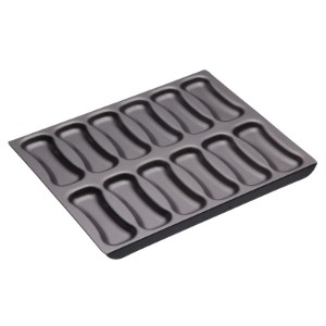Tray for éclairs, 31 x 16.5 cm, steel - by Kitchen Craft