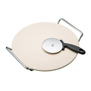 Pizzabereidings- en serveerset, 32 cm, keramiek - van Kitchen Craft