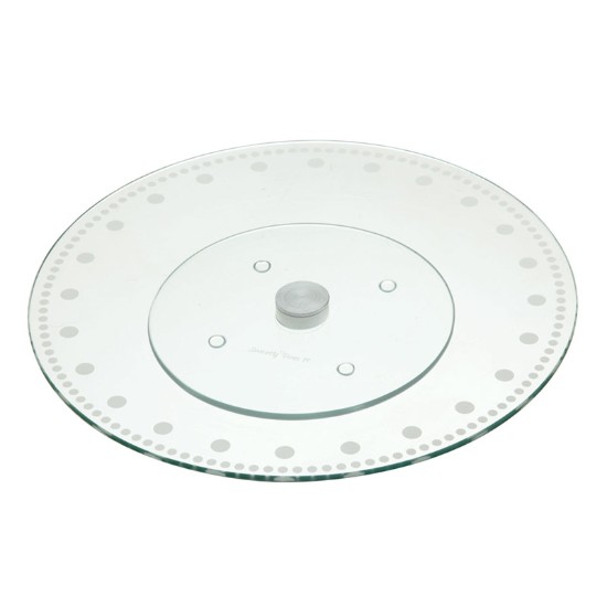 Roterende schotel, 30 cm, gemaakt van glas - Kitchen Craft