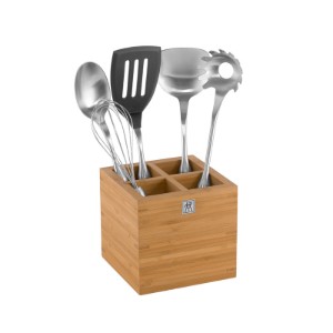 Portautensili da cucina, 4 scomparti, bambù - Zwilling
