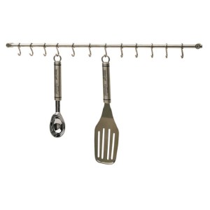 Supporto per utensili da cucina, in acciaio inox - di Kitchen Craft