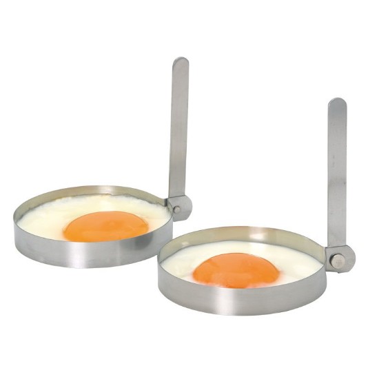 2-delige eierringenset, roestvrij staal, 8,5 cm - Kitchen Craft