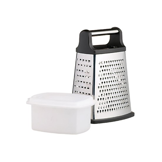 Multifunctionele rasp, met container, roestvrij staal - Kitchen Craft