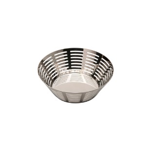 Ronde broodmand, roestvrij staal, 21 cm, "Bella" - BRA