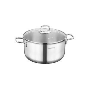 Pentola in acciaio inox, con coperchio, 16 cm / 1,8 l, "PERLA" - Korkmaz