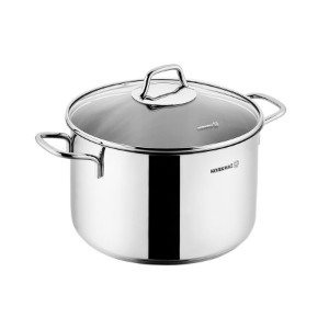 Pentola in acciaio inox, con coperchio, 20 cm/4,8 l, "Perla" - Korkmaz