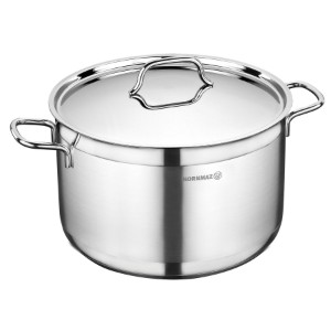 Pentola in acciaio inox, con coperchio, 30cm/11L, "Alfa" - Korkmaz