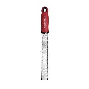 Grattugia, acciaio inossidabile chirurgico, 30,5 x 3,3 cm, Pomegranate Red - Microplane