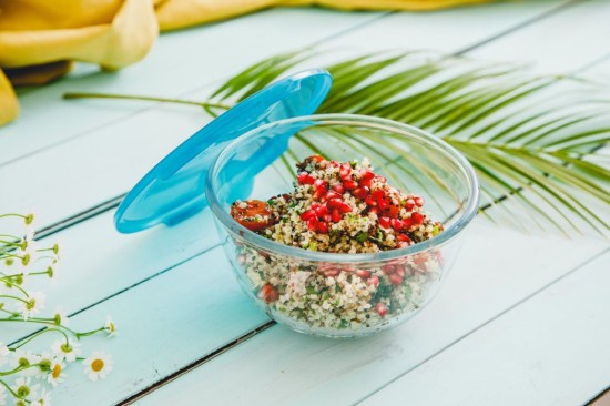 Glass bowl with lid, made of heat-resistant glass, "Prep&Store", 14 cm / 500 ml - Pyrex