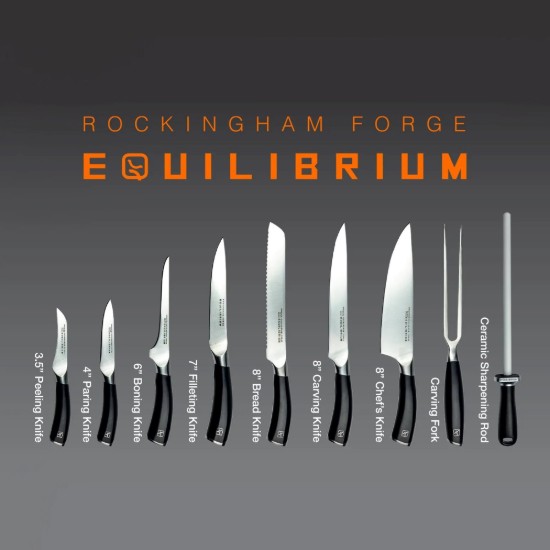 Set di coltelli, 10 pezzi, "Rockingham Forge Equilibrium" - Grunwerg