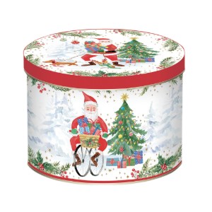 Mug in porcellana, 350 ml, "JOYFUL SANTA" - marchio Easy Life