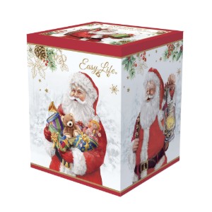 Κούπα με καπάκι και έγχυση, 350 ml, "SANTA IS COMING" - μάρκα Easy Life