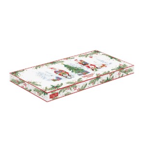 Serving platter, porcelain, 37x14 cm, "JOYFUL SANTA" - Easy Life brand