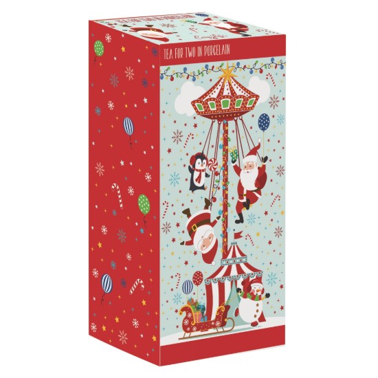 Servizio da tè, porcellana, "SANTA'S CAROUSEL" - marchio Easy Life