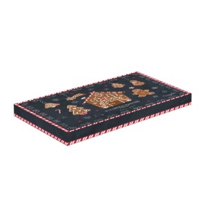 Set di 6 addobbi per l'albero di Natale, porcellana, "GINGERBREAD" - marchio Easy Life