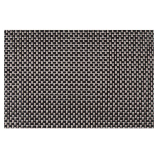 Set di 4 tovagliette, 45 × 30 cm, Nero