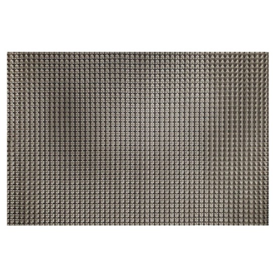 Set van 4 tafelmatten, 45 × 30 cm, donkerbruin