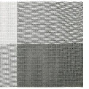 Set van 4 tafelmatten, grijs, 45 cm