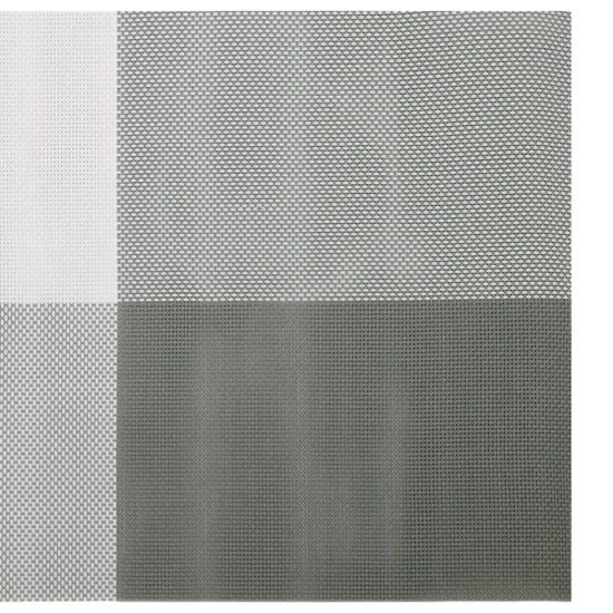 Set di 4 tovagliette, grigio, 45 cm