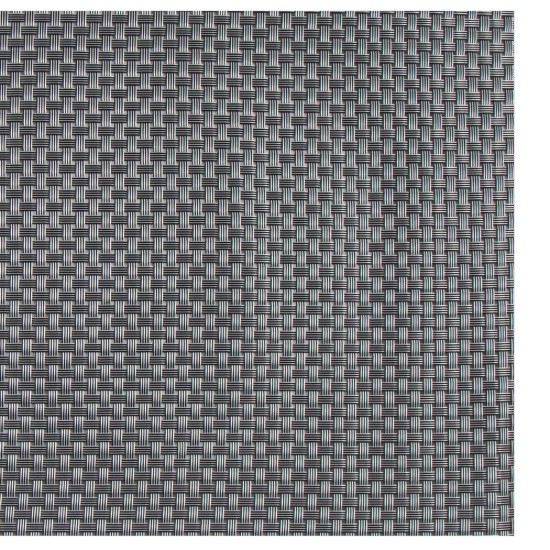 Set di 4 tovagliette, Grigio, 45 × 30 cm
