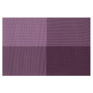 Set van 4 tafelmatten, Paars, 45 × 30 cm