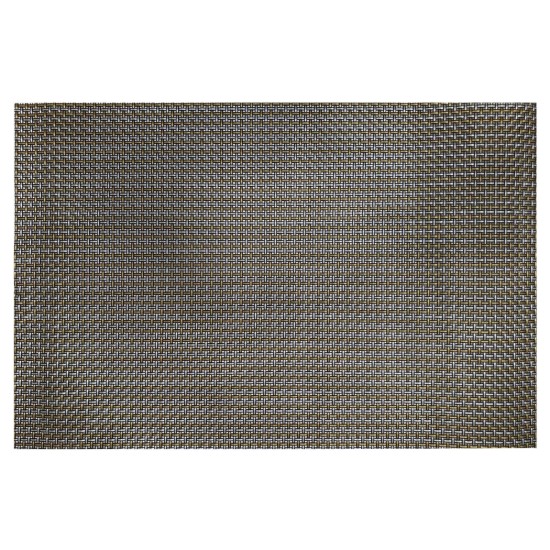 Set van 4 tafelmatten, 45 × 30 cm, Zilverachtig en Goudkleurig