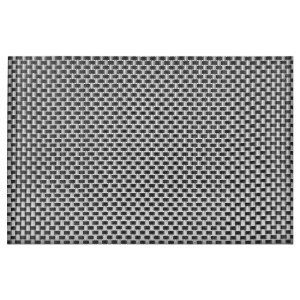 Set van 4 tafelmatten, zwart en crème, 45 cm