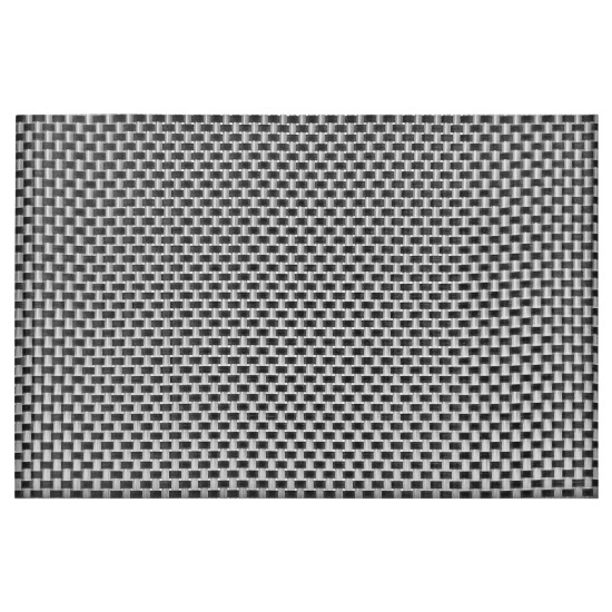 Set van 4 tafelmatten, zwart en crème, 45 cm