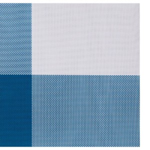 Tafelmatstel, 4-delig, Blue, 45 × 30 cm