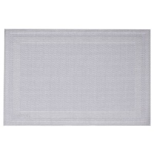 "Rahmen" placemat, 42 x 32 cm, vinyl, silver - Saleen