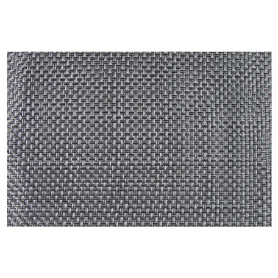 Set di 4 tovagliette, Grigio, 45 × 30 cm