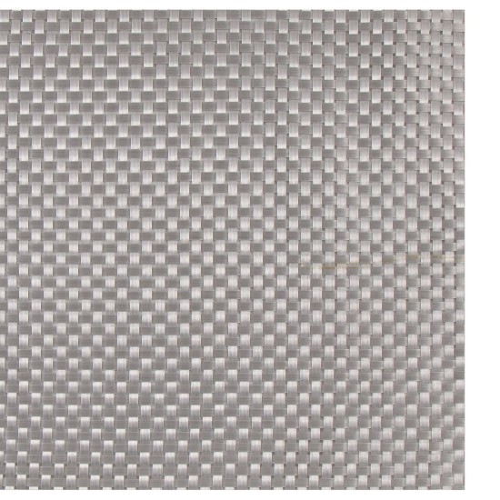 Set di 4 tovagliette, Argento, 45 x 30 cm