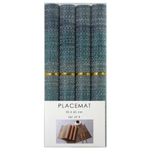 Set 4 naproane, 45 x 30 cm, Albastru