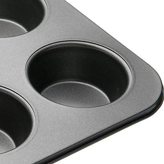 Taca na 6 babeczek, 35 x 26 cm, stal - od Kitchen Craft