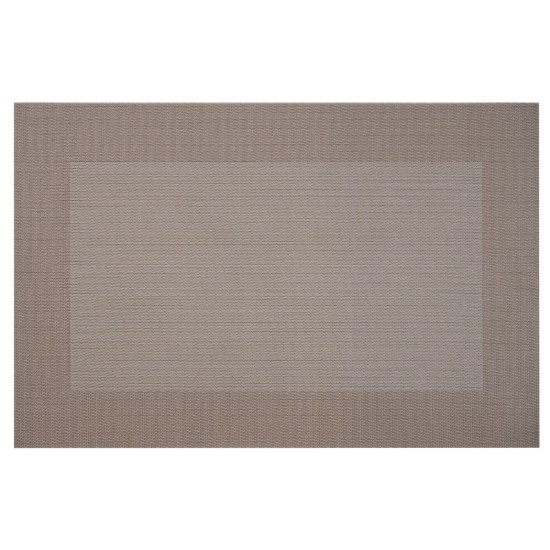 Sæt med 4 bordmåtter, 45 x 30 cm, Beige