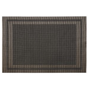 Set 4 naproane 45 x 30 cm, Negru