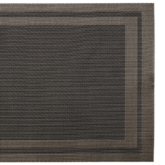Set di 4 sottopiatti, 45 x 30 cm, nero