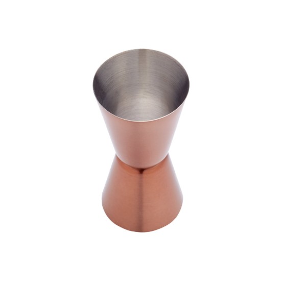 Dubbele maat cocktailbeker, 25/50 ml, roestvrij staal, koperkleur – Kitchen Craft