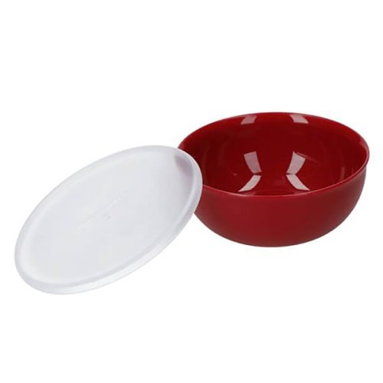 Set di 4 ciotole, con coperchio, in plastica, "Empire Red" - marca KitchenAid