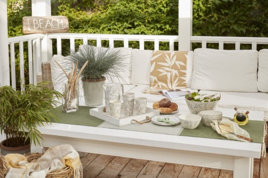 Set van 2 saladebestek, gerecycled plastic, "Natural Elements" - Kitchen Craft