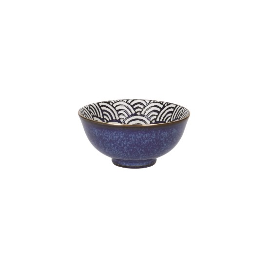 Miso kom, porselein, 11,5 cm, "Satori", kleur Indigoblauw – Mikasa