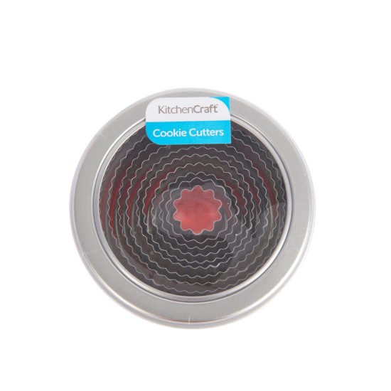 Conjunto de 11 formas redondas, para cortar pastelaria, metal, 10 cm – Kitchen Craft